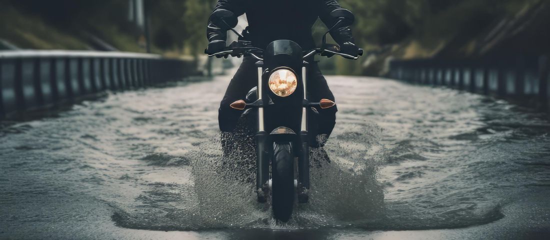 Consejos para conducir tu moto con lluvia